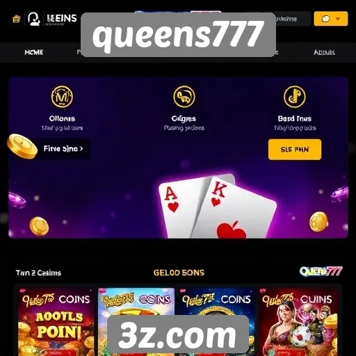 Funcionalidades do site queens777 para jogadores
