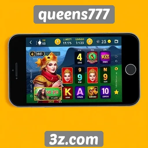 experiência do usuário no queens777 em dispositivos móveis